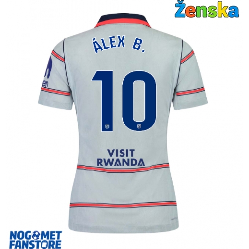 Atletico Madrid Alex Baena #10 Rezervni Dres za Ženska 2026-27 Kratak Rukav